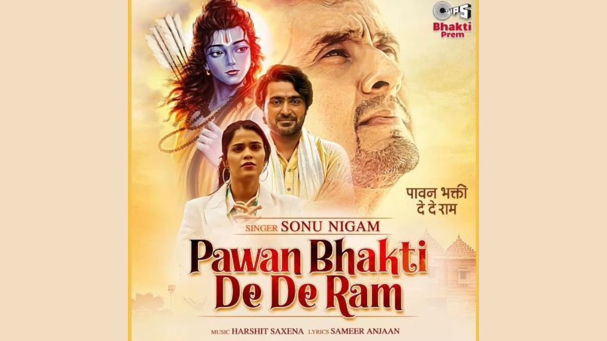 Tips Music unveils the devotional masterpiece “Pawan Bhakti De De Ram,” sung by the legendary Sonu Nigam and graced by Actress Anjali Sharma