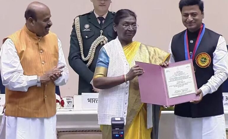 Narayan Seva Sansthan’s President Prashant Agrawal Honored with the National Award for ‘Best Personality- Empowerment of Differently-abled’ by President