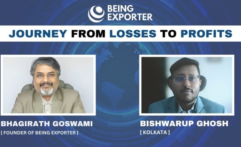 Exporter Bishwarup Ghosh’s remarkable journey from losses to profits