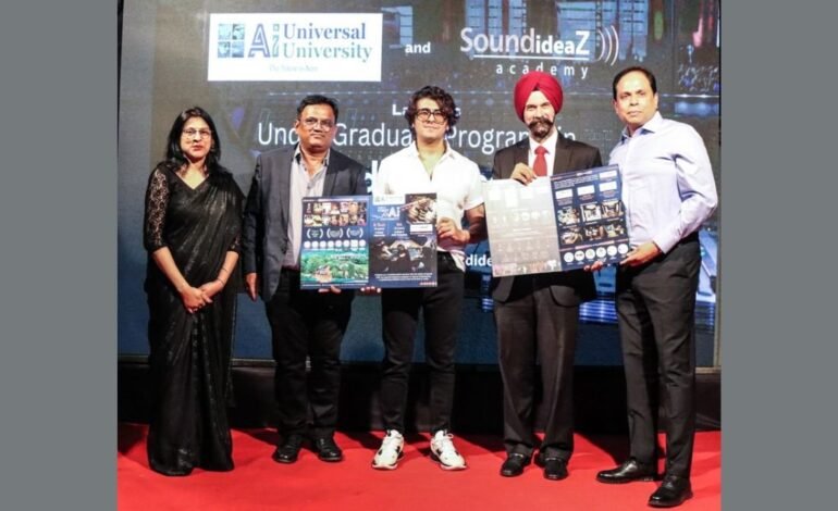 Universal AI University and SoundideaZ Academy Launch first AI – embedded Sound and Music Degree at the hands of Sonu Nigam