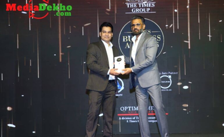 Media Dekho Wins Times Business Award for PR and Advertising Excellence for National and international brands