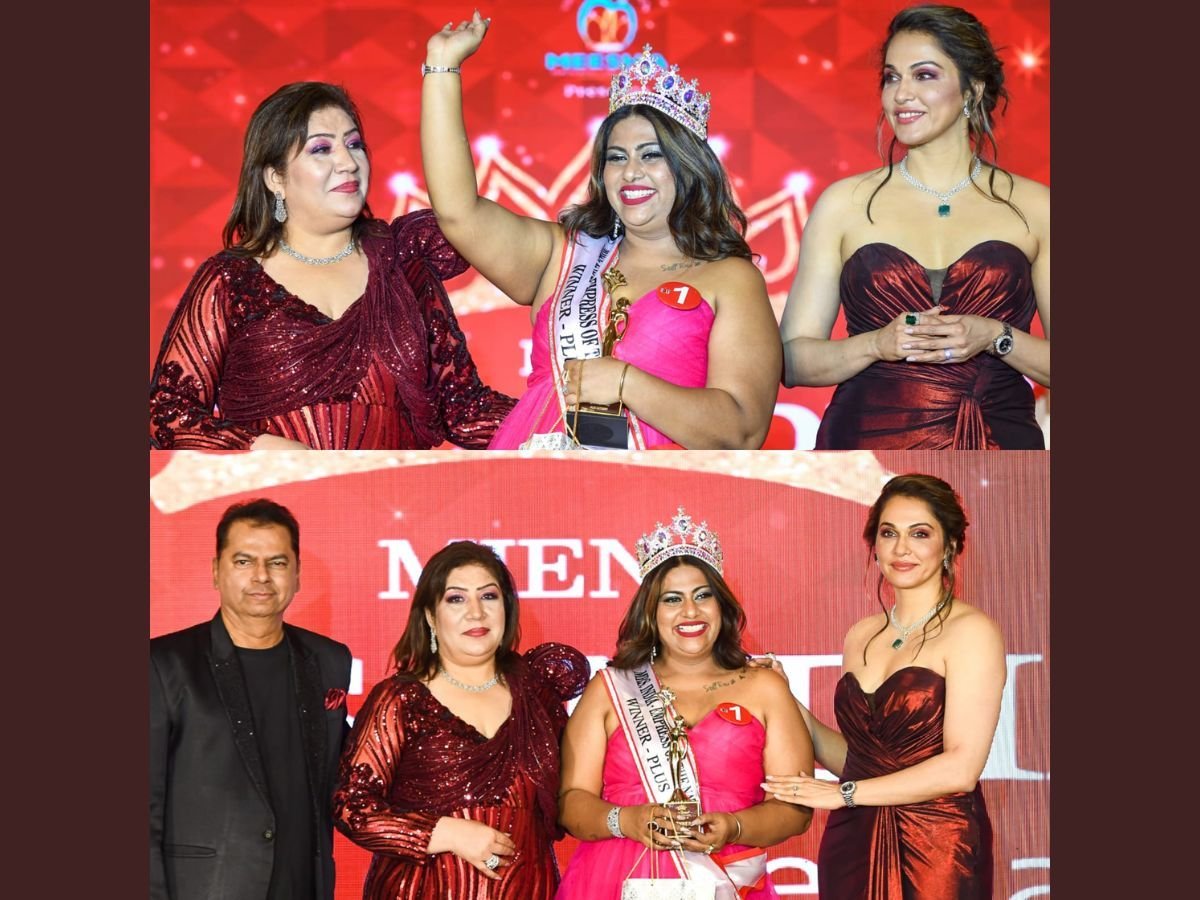 Shivangi Dalvi won the crown in the Plus Size Category at the Mrs. India Empress of the Nation 2024, organized by DIVA Pageants