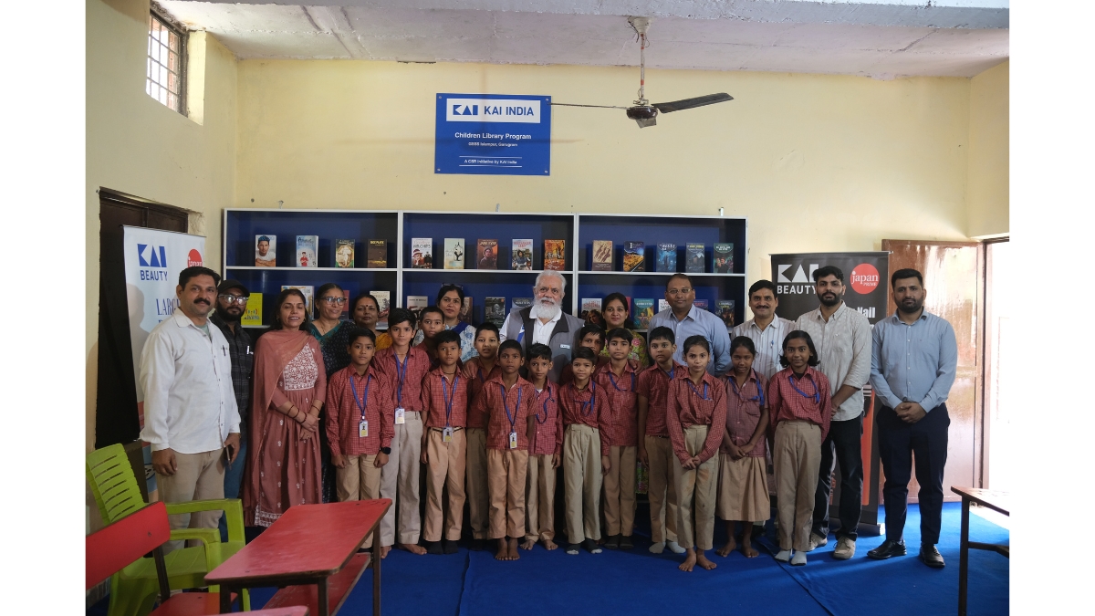 KAI India Starts Children’s Library Program at GSSS Islampur Gurugram