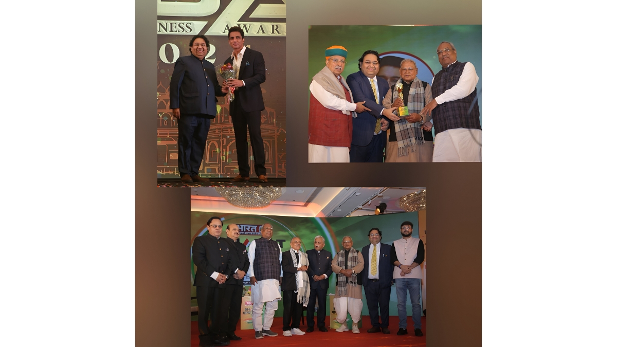 Dr. Basant Goel Honored with Prestigious Bharat Bhagya Nirmata Award by Seven Cabinet Ministers