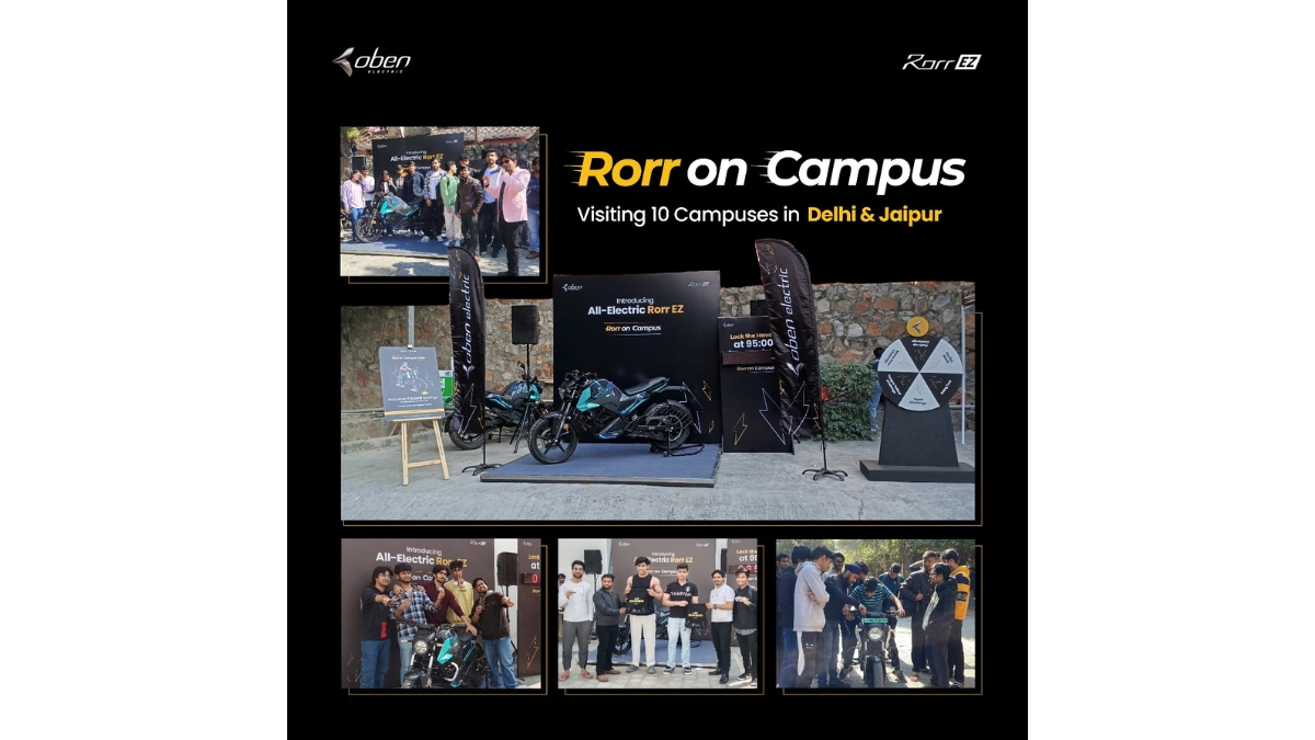 Oben Electric’s ‘Rorr On Campus’ Drives EV Adoption Amongst India’s Youth